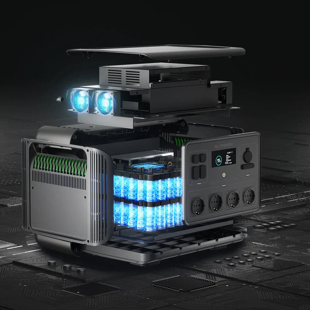 Zengo ALLPOWERS R2500 Portable Power Station 2016Wh Expandable to 20kWh LFP Battery 2500W Emergency Household / Outdoor Power Supply