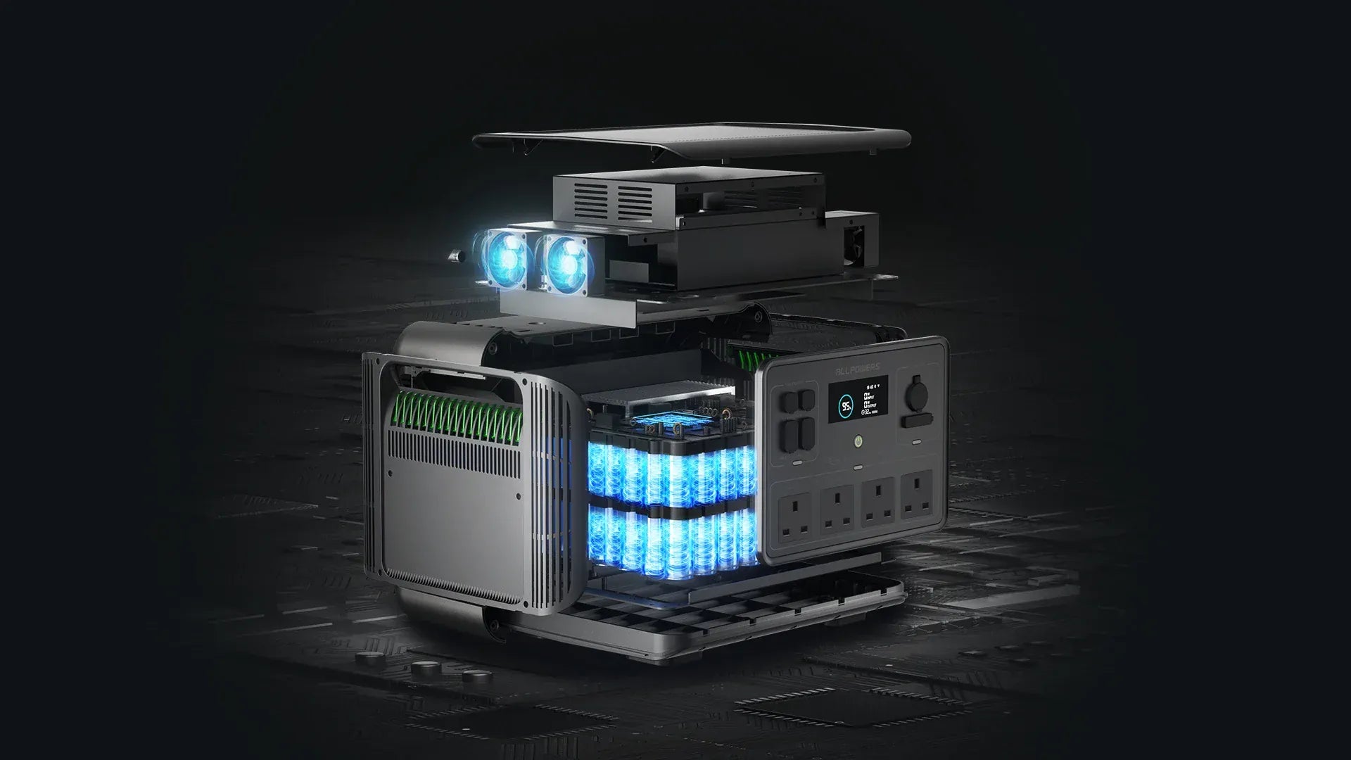 Zengo ALLPOWERS R2500 Portable Power Station 2016Wh Expandable to 20kWh LFP Battery 2500W Emergency Household / Outdoor Power Supply