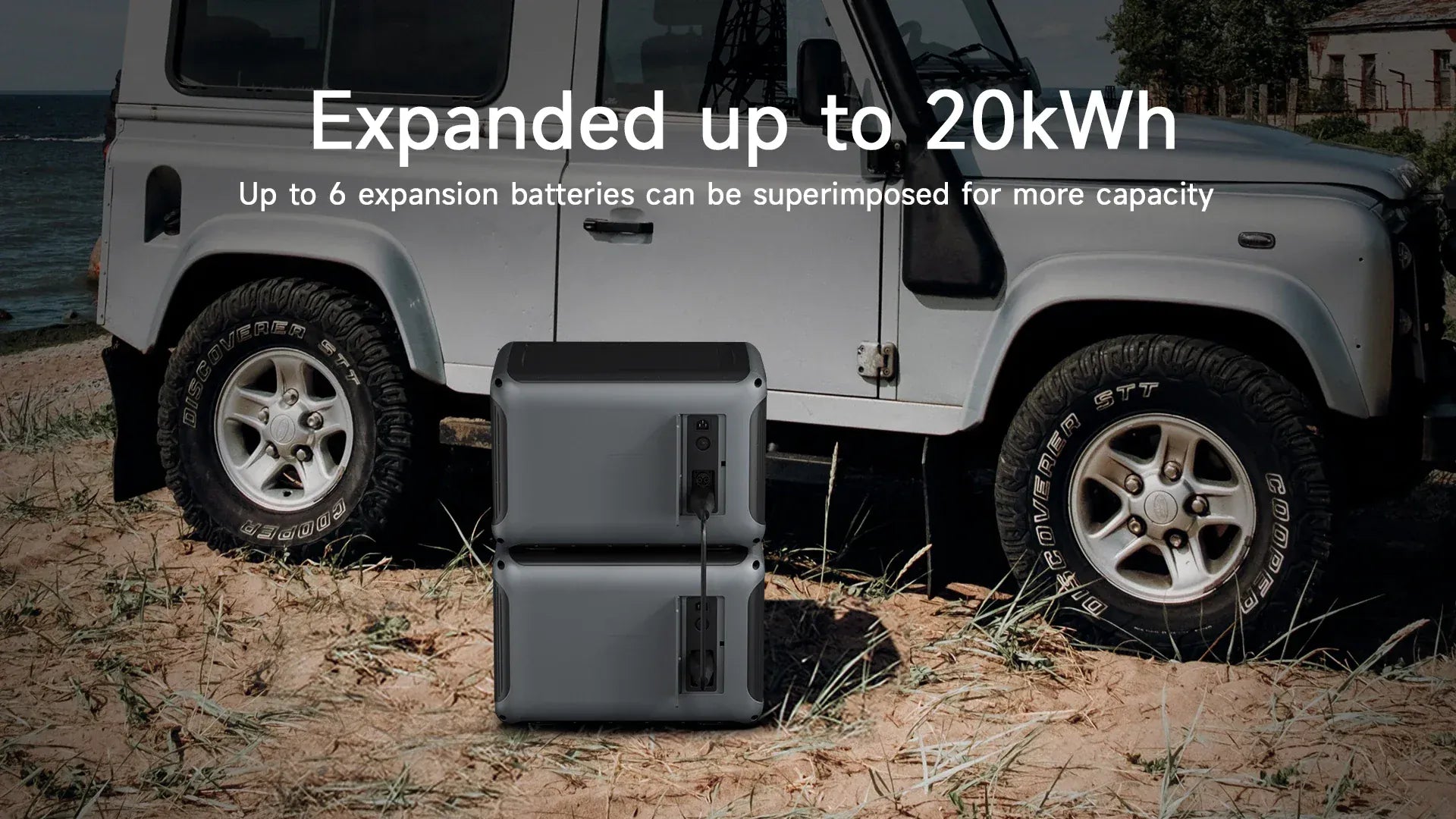 Zengo ALLPOWERS R2500 Portable Power Station 2016Wh Expandable to 20kWh LFP Battery 2500W Emergency Household / Outdoor Power Supply