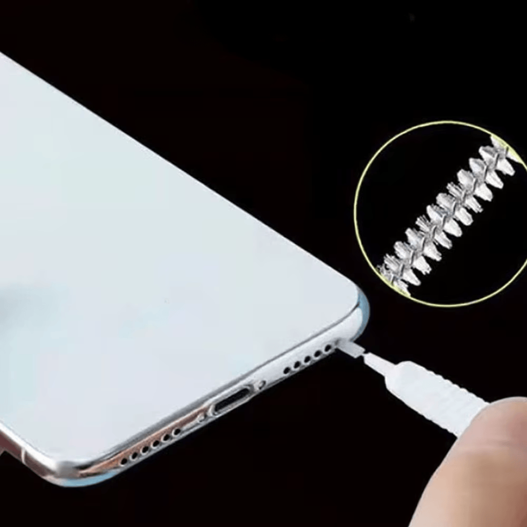 Zengo Mobile Phone Charging Port Dust Plug Removal Cleaner Kit for iPhone 15 14 13 Pro Max Computer Keyboard Dustproof Cleaning Brush