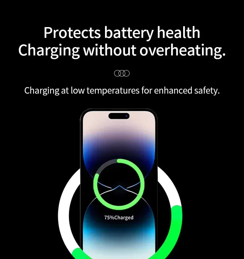 Zengo Grey 2025 New Automatic Touch Magnetic Multi-function 3 in 1 Wireless Charger for Iphone 16 15 14 13 Pro Max Iwatch Airpods Charger